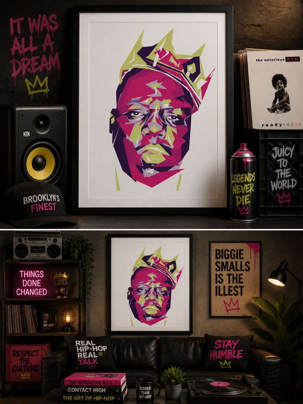 Notorious B.I.G. Pop Art Poster !