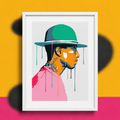 Pharrell Williams Pop Art Poster