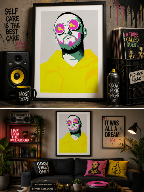 Mac Miller Pop Art Portrait
