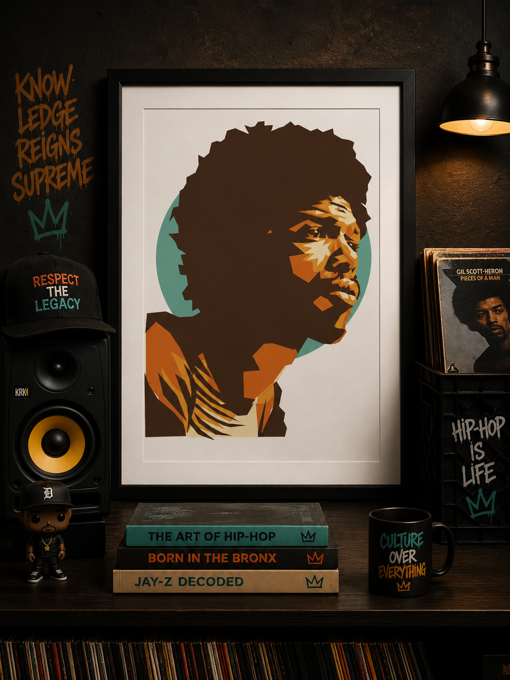 Gil Scott-Heron Pop Art Poster