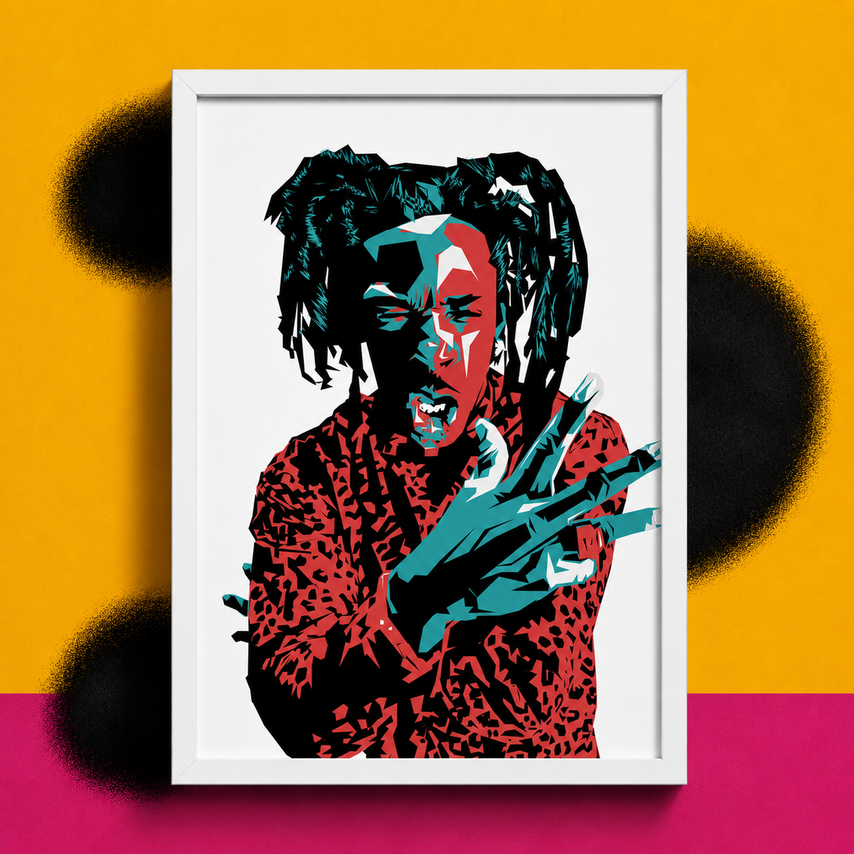 Busta Rhymes Pop Art Poster