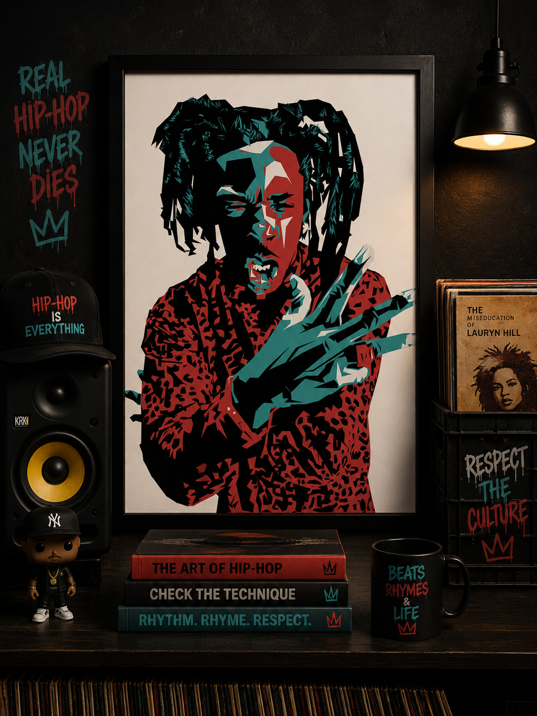 Busta Rhymes Pop Art Poster