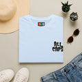 All Caps Graphic T-Shirt — Minimal Retro Pocket Logo Tee